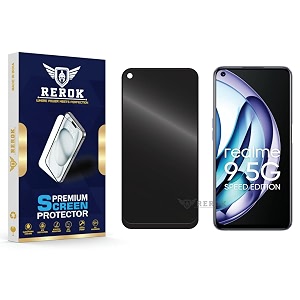 anti-spy privacy tempered glass screen protector compatible with realme 9 5g se pack of 1  edge-to-edge 9h hardness case friendly easy installation kit