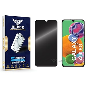 anti-spy privacy tempered glass screen protector compatible with samsung galaxy a90 5g pack of 1  edge-to-edge 9h hardness case friendly easy installation kit