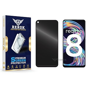 anti-spy privacy tempered glass screen protector compatible with realme 8 4g pack of 1  edge-to-edge 9h hardness case friendly easy installation kit