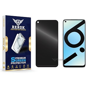 anti-spy privacy tempered glass screen protector compatible with realme 6i pack of 1  edge-to-edge 9h hardness case friendly easy installation kit