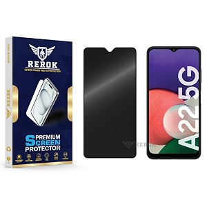 anti-spy privacy tempered glass screen protector compatible with samsung galaxy a22 5g pack of 1  edge-to-edge 9h hardness case friendly easy installation kit