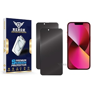 anti-spy privacy tempered glass screen protector for iphone 13 mini pack of 2  hd clarity edge-to-edge coverage scratch resistant case friendly with easy installation kit