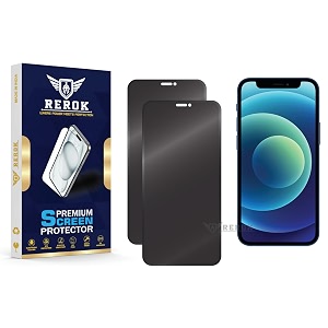 anti-spy privacy tempered glass screen protector for iphone 12 mini pack of 2  hd clarity edge-to-edge coverage scratch resistant case friendly with easy installation kit