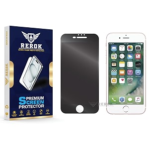 anti-spy privacy tempered glass screen protector for iphone 6s plus pack of 1  hd clarity edge-to-edge coverage scratch resistant case friendly with easy installation kit