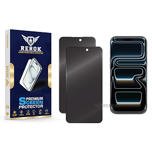 anti-spy privacy tempered glass screen protector for iphone 17 pro max pack of 2  hd clarity edge-to-edge coverage scratch resistant case friendly with easy installation kit