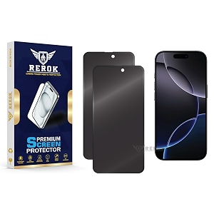 anti-spy privacy tempered glass screen protector for iphone 16 pro max pack of 2  hd clarity edge-to-edge coverage scratch resistant case friendly with easy installation kit