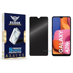 anti-spy privacy tempered glass screen protector compatible with samsung galaxy a20s pack of 1  edge-to-edge 9h hardness case friendly easy installation kit