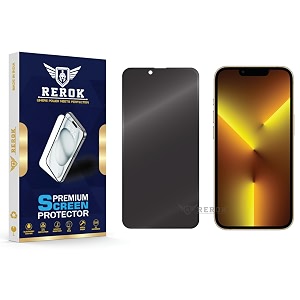 anti-spy privacy tempered glass screen protector for iphone 13 pro pack of 1  hd clarity edge-to-edge coverage scratch resistant case friendly with easy installation kit