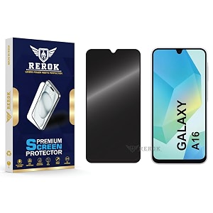 anti-spy privacy tempered glass screen protector compatible with samsung galaxy a16 pack of 1  edge-to-edge 9h hardness case friendly easy installation kit
