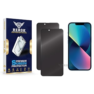 anti-spy privacy tempered glass screen protector for iphone 13 pack of 2  hd clarity edge-to-edge coverage scratch resistant case friendly with easy installation kit