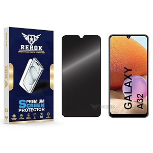 anti-spy privacy tempered glass screen protector compatible with samsung galaxy a32 4g pack of 1  edge-to-edge 9h hardness case friendly easy installation kit