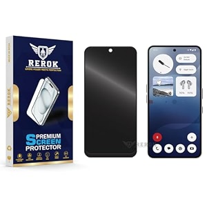 anti-spy privacy tempered glass screen protector compatible with nothing phone 3a pack of 1  edge-to-edge 9h hardness case friendly easy installation kit