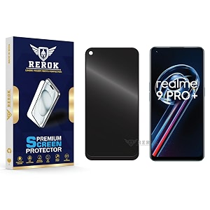 anti-spy privacy tempered glass screen protector compatible with realme 9 pro plus pack of 1  edge-to-edge 9h hardness case friendly easy installation kit