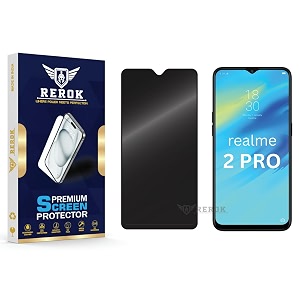 anti-spy privacy tempered glass screen protector compatible with realme 2 pro pack of 1  edge-to-edge 9h hardness case friendly easy installation kit