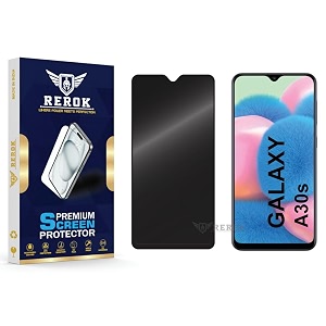 anti-spy privacy tempered glass screen protector compatible with samsung galaxy a30s pack of 1  edge-to-edge 9h hardness case friendly easy installation kit