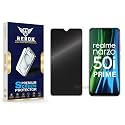 Anti-Spy Privacy Tempered Glass Screen Protector Compatible with Realme Narzo 50i Prime [Pack of 1] | Edge-to-Edge, 9H hardness, Case Friendly, Easy Installation Kit