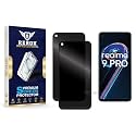Anti-Spy Privacy Tempered Glass Screen Protector Compatible with Realme 9 Pro [Pack of 2] | Edge-to-Edge, 9H hardness, Case Friendly, Easy Installation Kit