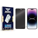 Anti-Spy Privacy Tempered Glass Screen Protector for iPhone 14 Pro [Pack of 1] | HD Clarity, Edge-to-Edge Coverage, Scratch Resistant, Case Friendly with Easy Installation Kit.