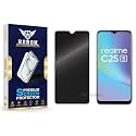 Anti-Spy Privacy Tempered Glass Screen Protector Compatible with Realme C25s [Pack of 1] | Edge-to-Edge, 9H hardness, Case Friendly, Easy Installation Kit
