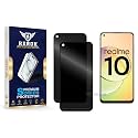 Anti-Spy Privacy Tempered Glass Screen Protector Compatible with Realme 10 [Pack of 2] | Edge-to-Edge, 9H hardness, Case Friendly, Easy Installation Kit