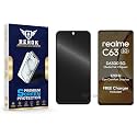 Anti-Spy Privacy Tempered Glass Screen Protector Compatible with Realme C63 5G [Pack of 1] | Edge-to-Edge, 9H hardness, Case Friendly, Easy Installation Kit