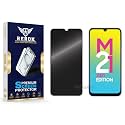 Anti-Spy Privacy Tempered Glass Screen Protector Compatible with Samsung Galaxy M21 [Pack of 1] | Edge-to-Edge, 9H hardness, Case Friendly, Easy Installation Kit