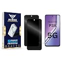 Anti-Spy Privacy Tempered Glass Screen Protector Compatible with Realme P3x 5G [Pack of 2] | Edge-to-Edge, 9H hardness, Case Friendly, Easy Installation Kit