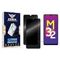 Anti-Spy Privacy Tempered Glass Screen Protector Compatible with Samsung Galaxy M32 4G [Pack of 2] | Edge-to-Edge, 9H hardness, Case Friendly, Easy Installation Kit