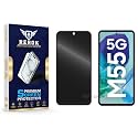 Anti-Spy Privacy Tempered Glass Screen Protector Compatible with Samsung Galaxy M55 5G [Pack of 1] | Edge-to-Edge, 9H hardness, Case Friendly, Easy Installation Kit