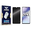 Anti-Spy Privacy Tempered Glass Screen Protector Compatible with Realme Narzo N53 [Pack of 1] | Edge-to-Edge, 9H hardness, Case Friendly, Easy Installation Kit