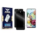 Anti-Spy Privacy Tempered Glass Screen Protector Compatible with Samsung Galaxy A71 [Pack of 2] | Edge-to-Edge, 9H hardness, Case Friendly, Easy Installation Kit
