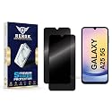 Anti-Spy Privacy Tempered Glass Screen Protector Compatible with Samsung Galaxy A25 5G [Pack of 2] | Edge-to-Edge, 9H hardness, Case Friendly, Easy Installation Kit