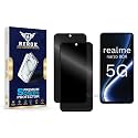 Anti-Spy Privacy Tempered Glass Screen Protector Compatible with Realme Narzo 80x 5G [Pack of 2] | Edge-to-Edge, 9H hardness, Case Friendly, Easy Installation Kit