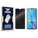 Anti-Spy Privacy Tempered Glass Screen Protector Compatible with Realme 3 Pro [Pack of 1] | Edge-to-Edge, 9H hardness, Case Friendly, Easy Installation Kit