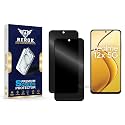 Anti-Spy Privacy Tempered Glass Screen Protector Compatible with Realme 12x 5G [Pack of 2] | Edge-to-Edge, 9H hardness, Case Friendly, Easy Installation Kit