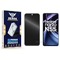 Anti-Spy Privacy Tempered Glass Screen Protector Compatible with Realme Narzo N55 [Pack of 1] | Edge-to-Edge, 9H hardness, Case Friendly, Easy Installation Kit