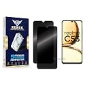 Anti-Spy Privacy Tempered Glass Screen Protector Compatible with Realme C53 [Pack of 2] | Edge-to-Edge, 9H hardness, Case Friendly, Easy Installation Kit