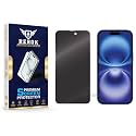 Anti-Spy Privacy Tempered Glass Screen Protector for iPhone 16 [Pack of 1] | HD Clarity, Edge-to-Edge Coverage, Scratch Resistant, Case Friendly with Easy Installation Kit.