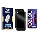 Anti-Spy Privacy Tempered Glass Screen Protector Compatible with Realme Narzo 30 Pro [Pack of 2] | Edge-to-Edge, 9H hardness, Case Friendly, Easy Installation Kit
