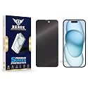 Anti-Spy Privacy Tempered Glass Screen Protector for iPhone 15 [Pack of 1] | HD Clarity, Edge-to-Edge Coverage, Scratch Resistant, Case Friendly with Easy Installation Kit.