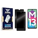 Anti-Spy Privacy Tempered Glass Screen Protector Compatible with Samsung Galaxy M13 4G [Pack of 2] | Edge-to-Edge, 9H hardness, Case Friendly, Easy Installation Kit