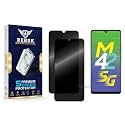 Anti-Spy Privacy Tempered Glass Screen Protector Compatible with Samsung Galaxy M42 5G [Pack of 2] | Edge-to-Edge, 9H hardness, Case Friendly, Easy Installation Kit