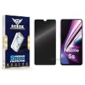 Anti-Spy Privacy Tempered Glass Screen Protector Compatible with Realme 5s [Pack of 1] | Edge-to-Edge, 9H hardness, Case Friendly, Easy Installation Kit