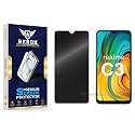 Anti-Spy Privacy Tempered Glass Screen Protector Compatible with Realme C3 [Pack of 1] | Edge-to-Edge, 9H hardness, Case Friendly, Easy Installation Kit