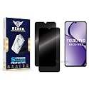 Anti-Spy Privacy Tempered Glass Screen Protector Compatible with Realme Narzo N63 [Pack of 2] | Edge-to-Edge, 9H hardness, Case Friendly, Easy Installation Kit