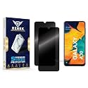 Anti-Spy Privacy Tempered Glass Screen Protector Compatible with Samsung Galaxy A30 [Pack of 2] | Edge-to-Edge, 9H hardness, Case Friendly, Easy Installation Kit