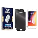 Anti-Spy Privacy Tempered Glass Screen Protector for iPhone 8 [Pack of 2] | HD Clarity, Edge-to-Edge Coverage, Scratch Resistant, Case Friendly with Easy Installation Kit.