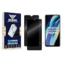 Anti-Spy Privacy Tempered Glass Screen Protector Compatible with Realme Narzo 50A Prime [Pack of 2] | Edge-to-Edge, 9H hardness, Case Friendly, Easy Installation Kit