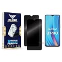 Anti-Spy Privacy Tempered Glass Screen Protector Compatible with Realme 3 Pro [Pack of 2] | Edge-to-Edge, 9H hardness, Case Friendly, Easy Installation Kit