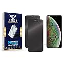 Anti-Spy Privacy Tempered Glass Screen Protector for iPhone XS Max [Pack of 2] | HD Clarity, Edge-to-Edge Coverage, Scratch Resistant, Case Friendly with Easy Installation Kit.